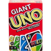 Juego De Cartas Mattel Games Giant Uno Official Para Niños Y Adultos