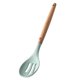 thumbnail image 1 of Juego de Utensilios de Cocina de Silicona Antiadherente, Mango de Madera, Colador de Cucharón, 1 of 3