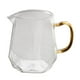 thumbnail image 3 of Jarra De Cristal Pequeña Para Crema Con Asa, Vertedor De Leche Transparente Multiusos, 400ml, 3 of 4