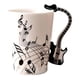 thumbnail image 3 of taza de cerámica taza de café instrumento taza regalo creativo negro guitarra 1, 3 of 3