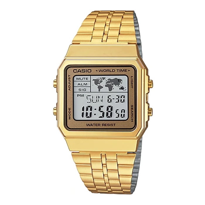 Reloj Digital Dorado Casio A-500wga-9
