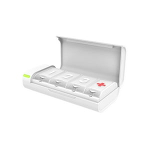 Choicemmed - Pastillero Dispensador Electrónico Inteligente Blanco Borrar