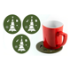 thumbnail image 1 of Figura decorativa -Posavasos de árbol de Navidad (pack 3 un), 1 of 2