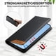 thumbnail image 4 of Funda Tipo Cartera de Cuero Sintético para Samsung Galaxy S9 Bloqueo RFID, con Ranuras para Tarjetas y Bolsillo para Efectivo, Cierre Magnético Fuerte Negro, 4 of 6