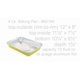 thumbnail image 2 of Sartén oblonga desechable de aluminio KitchenDance #52180L, 72 oz, 2 of 8