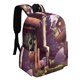 thumbnail image 2 of Grúfalo-theme Backpack, Campus style schoolbag Bookbag with Adjustable Shoulder Straps And Large Zip Compartment, Unisex Travel Bags.42x30x15cm, 2 of 6