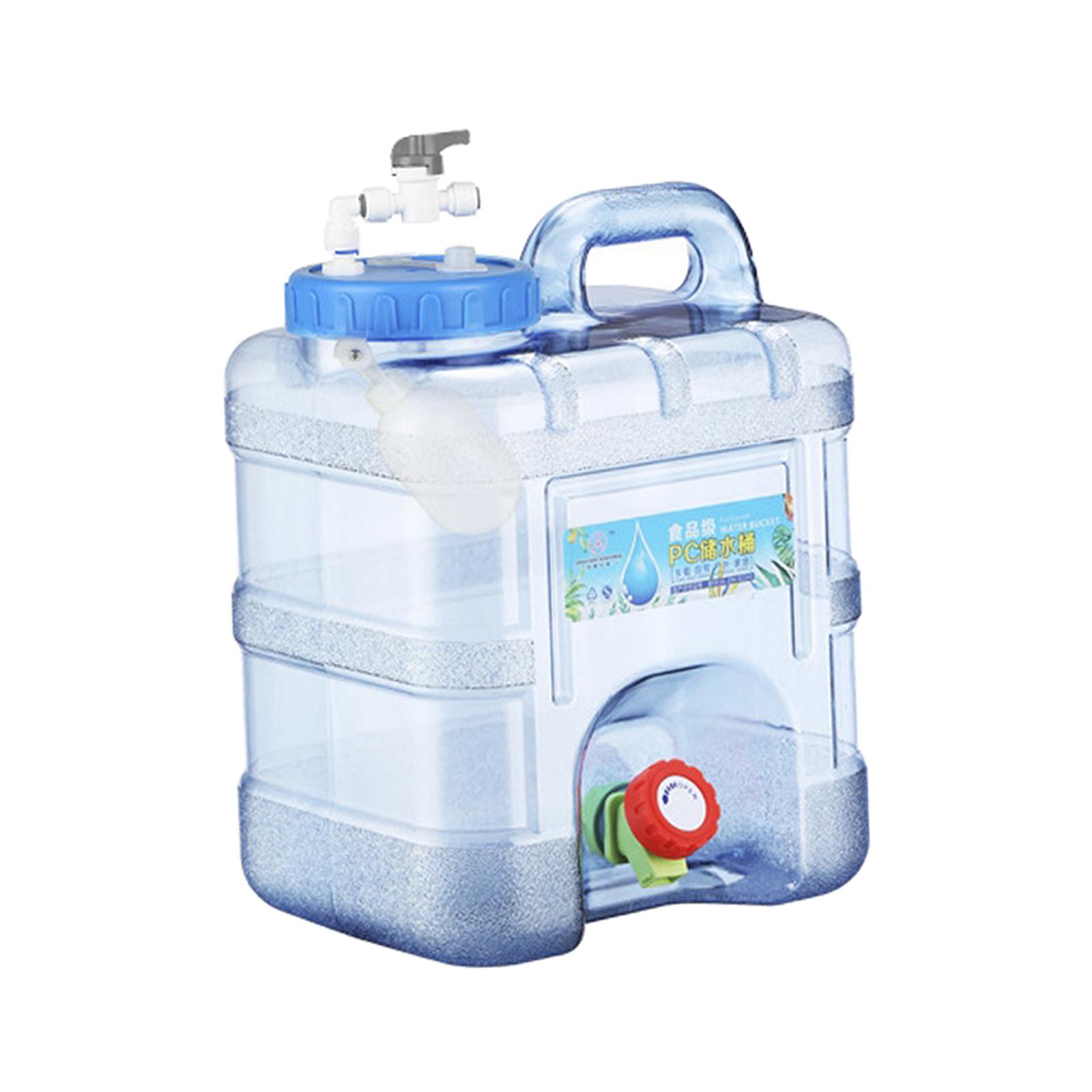 Ioensy - Contenedor De Agua Tanque De Agua Portátil Con Asa Portador De Botellas De Agua Vacías