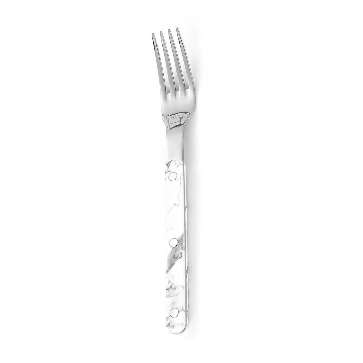 Xmhytop Cubiertos De, Acero Inoxidable, Muy Adecuados Para Trajes De Filete,blanco, 4 Piezas Tenedor
