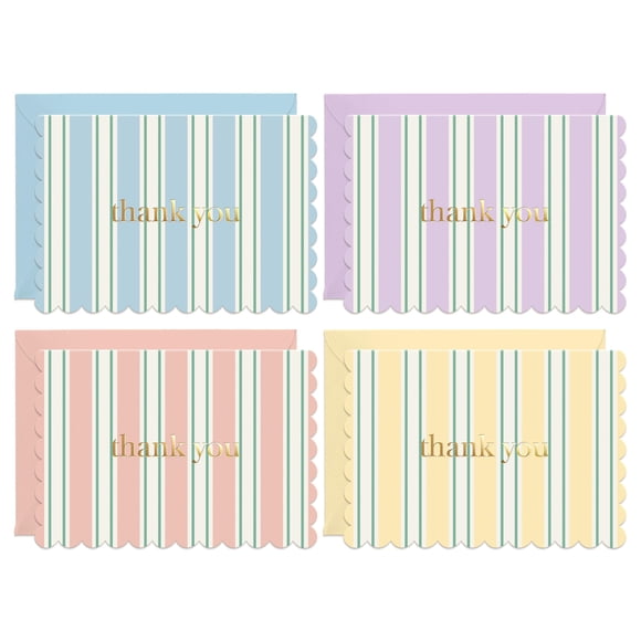 Tarjetas mini de agradecimiento Sweetzer & Orange – Pack de 36 (9 × 13 cm)