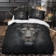 thumbnail image 3 of Juego de ropa de cama de juegos de El Rey León, funda nórdica de 3 piezas con 2 fundas de almohada para adolescentes y adultos., 3 of 3