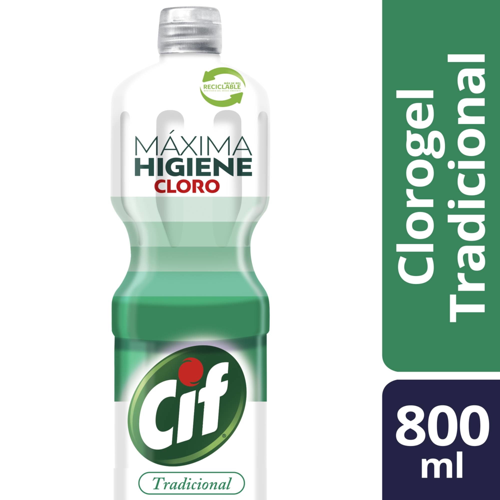 Cloro Gel Tradicional Botella 800 ml CIF