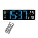 thumbnail image 1 of Reloj De Pared Digital Reloj De Mesa Con Alarmas Duales Para Decoración Del Hogar Dormitorio Mesita De Noche Pequeña Luz Azul, 1 of 3