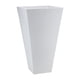 thumbnail image 3 of Macetero Blanco Zurique 74cm Alto Con Plato, 3 of 3
