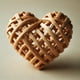 thumbnail image 3 of Set De 3 Corazón Decorativo Mimbre Colgante Pared 25cm Jhn, 3 of 3