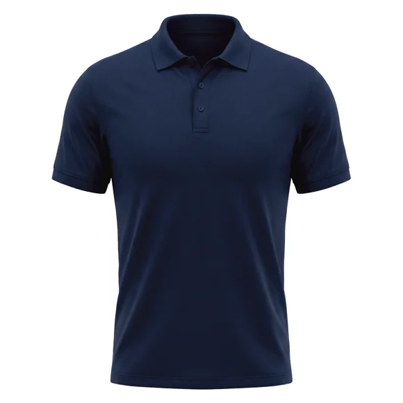 Polera 100% Algodón Manga Corta Con Cuello Vulpes Hombre