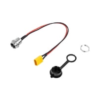 Magideal - Puerto De Carga Para Patinetes Eléctricos, Adaptador De Conector De Carga, Fuente De Alimentación, Accesorio Fabricado En Material Pp Duradero Y Con 3 Pines, Para E-Bi Xt30