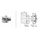 thumbnail image 1 of Base Bisagra Cruz Nexis Dvp, 1 of 3