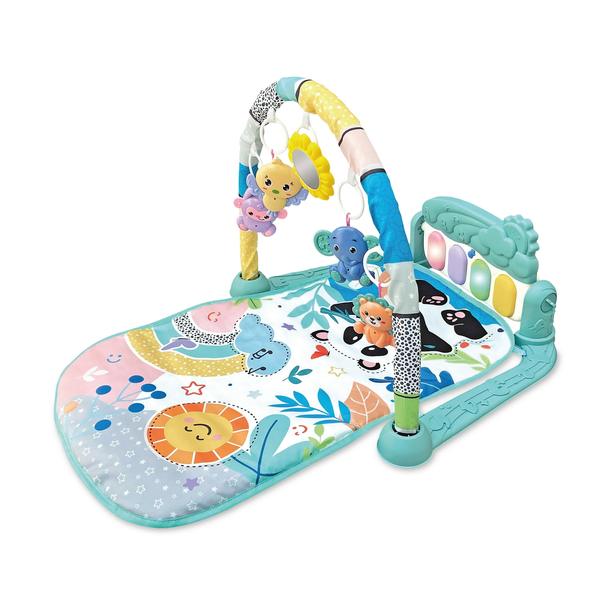 Benic Baby - Gimnasio Musical Interactivo + Sonajeros, Teclado Y Luces