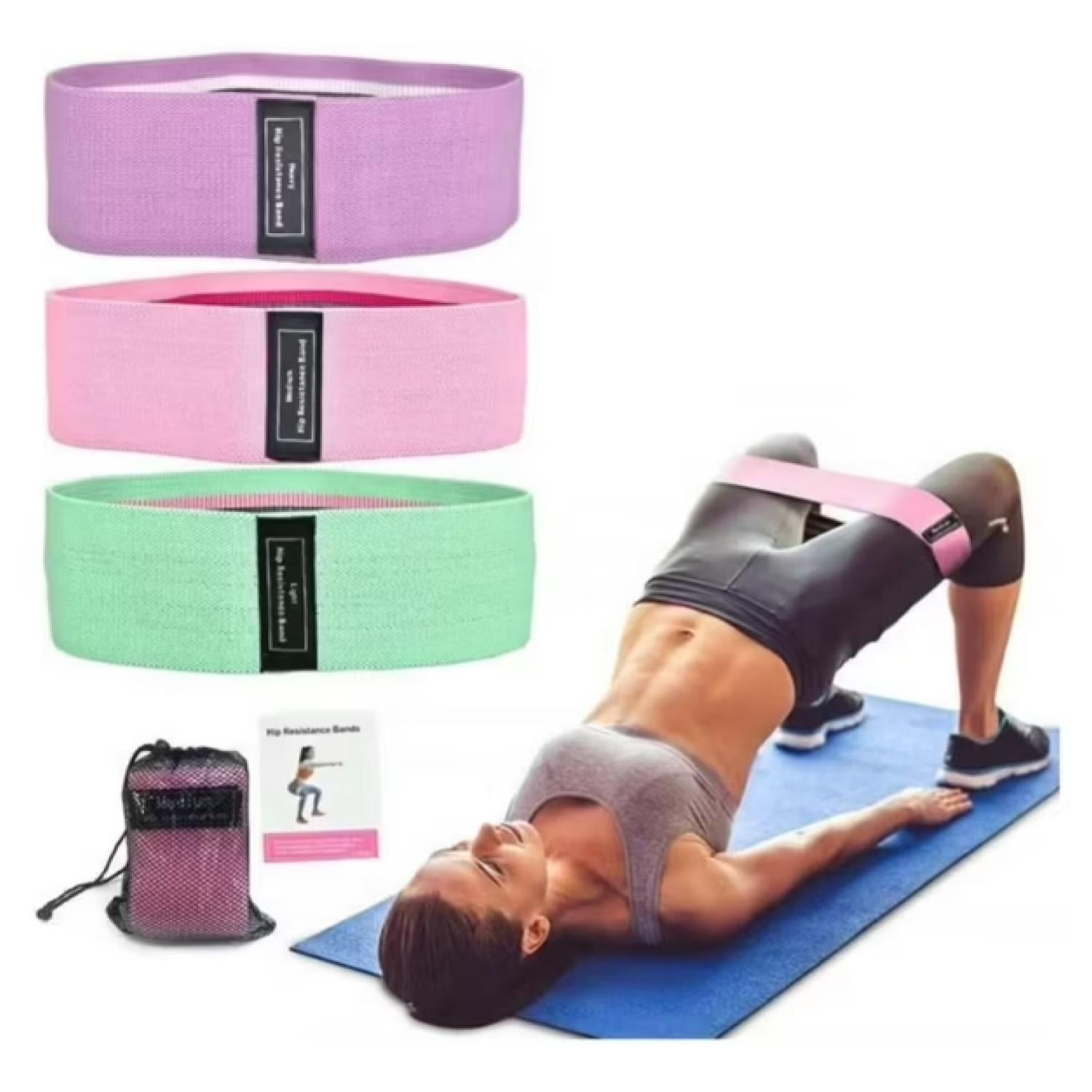 Total E-commerce - Pack 3 Bandas Elasticas Colores 3 Resistencias