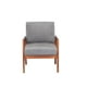 thumbnail image 1 of Sitial Frankfurt Tela Velvet Gris, 1 of 3