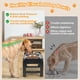thumbnail image 3 of Cuencos elevados para perros COMESOON 4, regulables en altura, con 2 x 1500 ml, 3 of 9