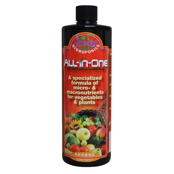 Nutriente todo en uno para hidroponía Microbe Life Hydroponics 473 ml