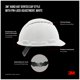 thumbnail image 4 of Casco 3M CHHWH1-V-12-DC ventilado con pinLock blanco, 4 of 9