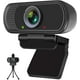 thumbnail image 1 of Webcam HD 1080P con obturador de privacidad y trípode, cámara web profesional con micrófono para PC Mac Laptop Videoconferencia, 1 of 3