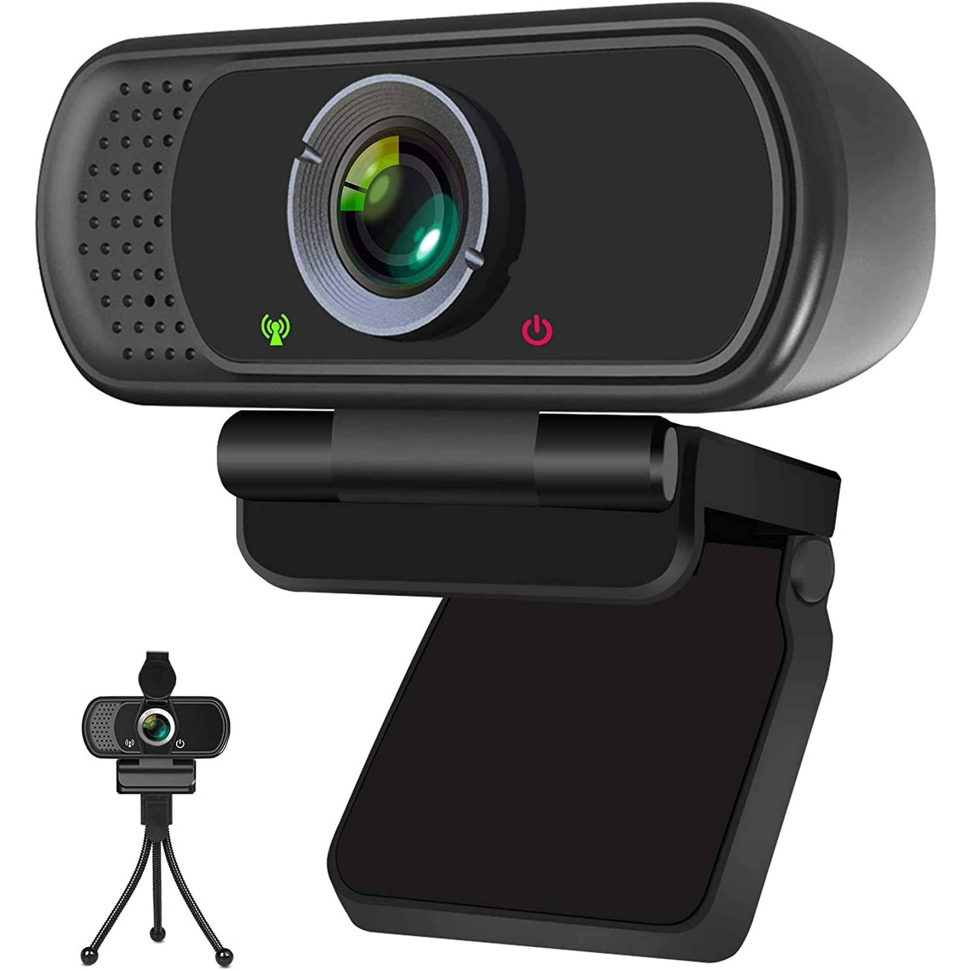 Xpcam - Webcam Hd 1080p Con Obturador De Privacidad Y Trípode, Cámara Web Profesional Con Micrófono Para Pc Mac Laptop Videoconferencia