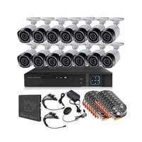 Vipa - Kit 14 Cámaras Seguridad Exterior Con Disco Duro E140Ldd