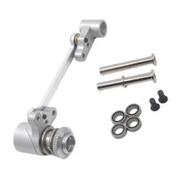 Bothyi - Montaje Del Grupo De Dirección Para Wltoys 124016 124017 124018 124019 1/12 Rc Car Silver