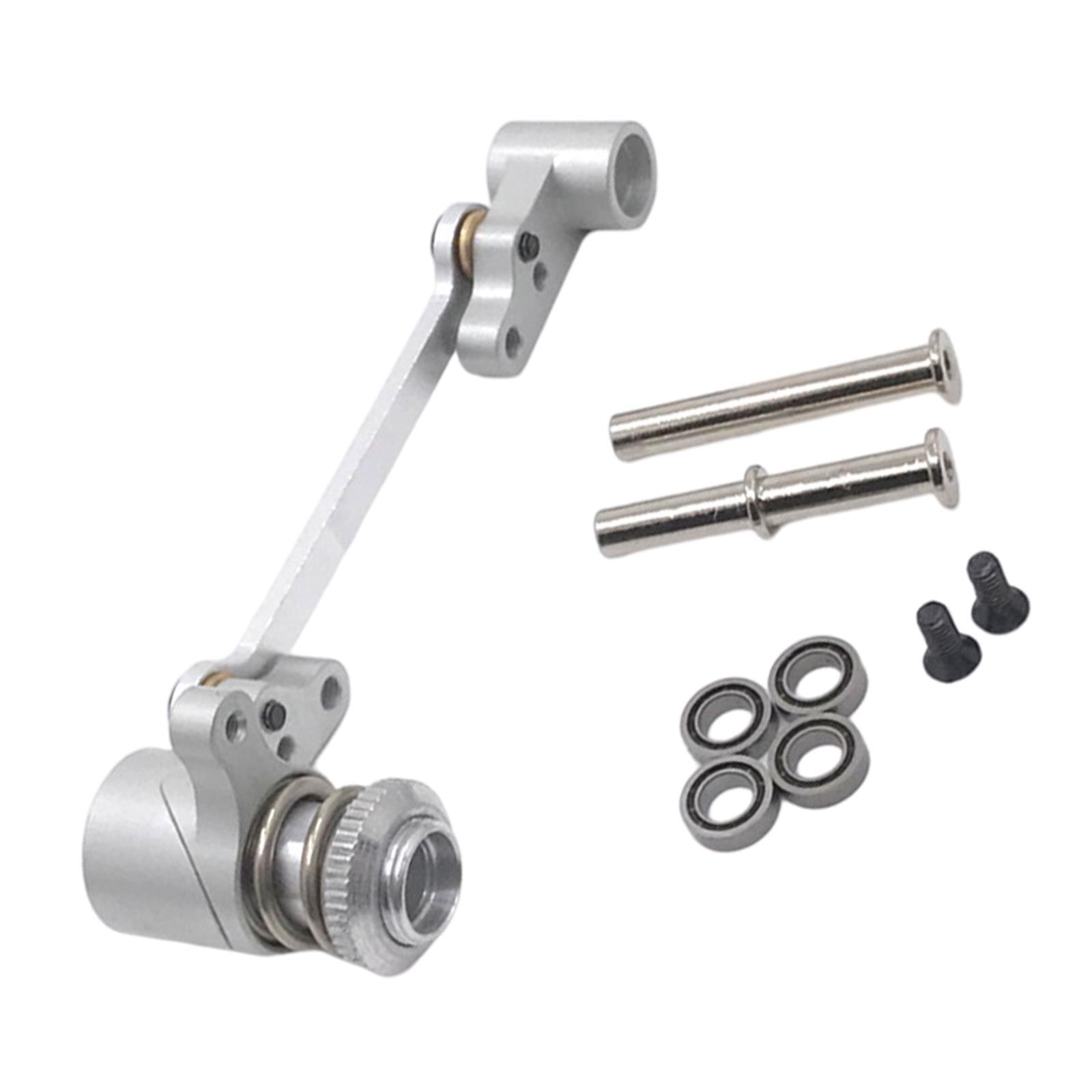 Bothyi - Montaje Del Grupo De Dirección Para Wltoys 124016 124017 124018 124019 1/12 Rc Car Silver