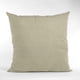 thumbnail image 5 of Cojín Plutus Brands Plutus Oyster de terciopelo brillante, color beige, 5 of 5
