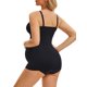 thumbnail image 3 of INSPIRE CHIC Camiseta de Lactancia para Mujeres con Tirantes Ajustables, Escote en V, Sujetador Incorporado, Talla Mediana, Negro, 3 of 6