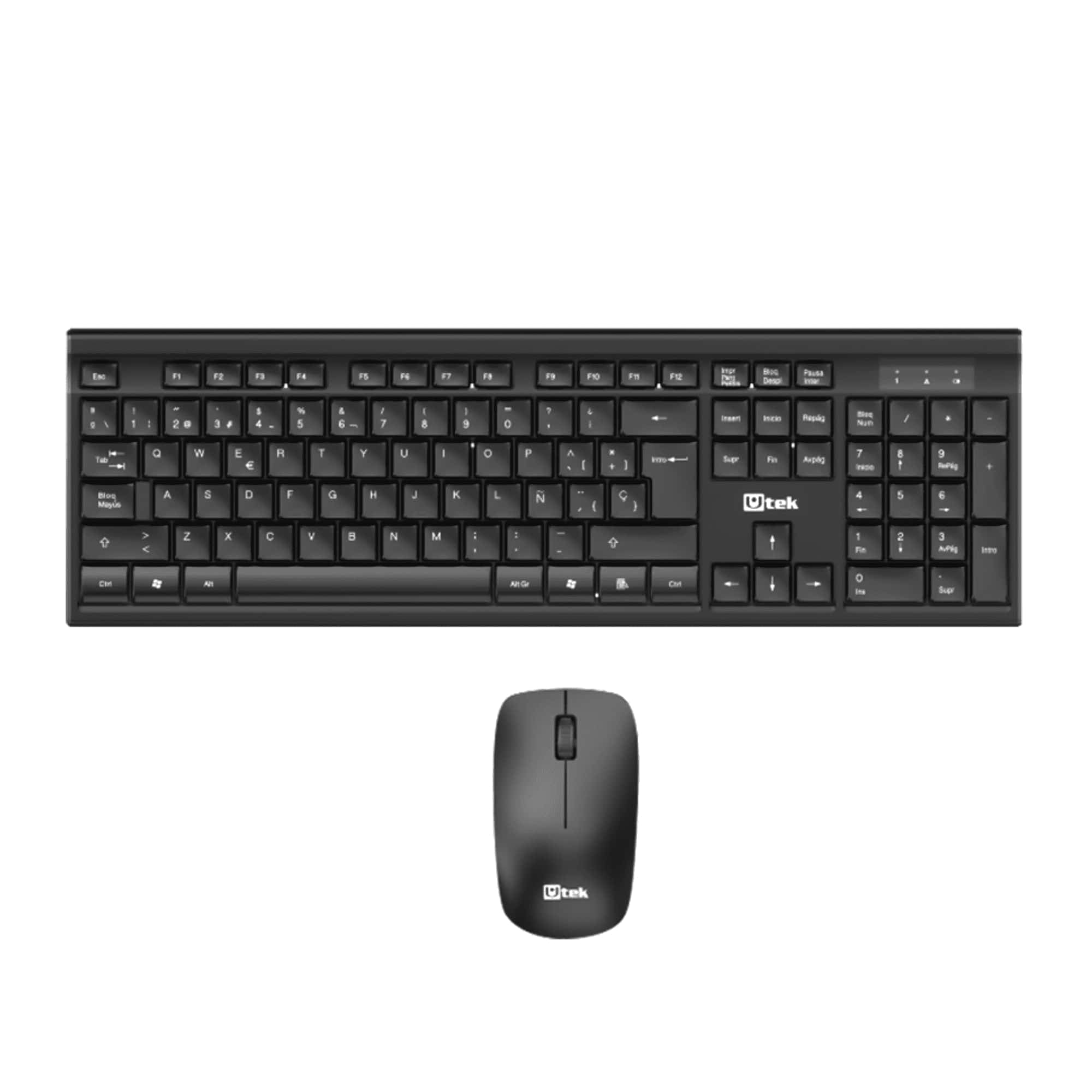 Kit Teclado Y Mouse Inalámbrico Ut-Ktd450W