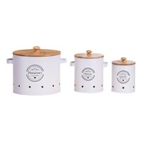 Magideal - Recipiente Para Almacenamiento De Patatas, Cebolla, Ajo, Contenedor De Almacenamiento De Verduras, Fácil De Limpiar, Recipiente Fresco Para Despensa,