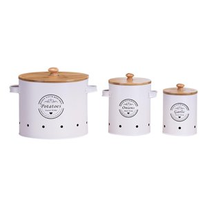 Magideal - Recipiente Para Almacenamiento De Patatas, Cebolla, Ajo, Contenedor De Almacenamiento De Verduras, Fácil De Limpiar, Recipiente Fresco Para Despensa,