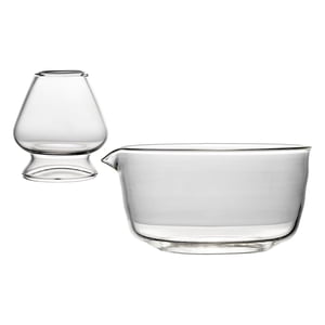 Magideal - Juego De Té Matcha De Vidrio Japonés, Soporte Para Batidor, Soporte Tradicional Chasen, Decoración Para Casa De Té, Soporte Matcha Chasen, Tazón De Té Estilo E