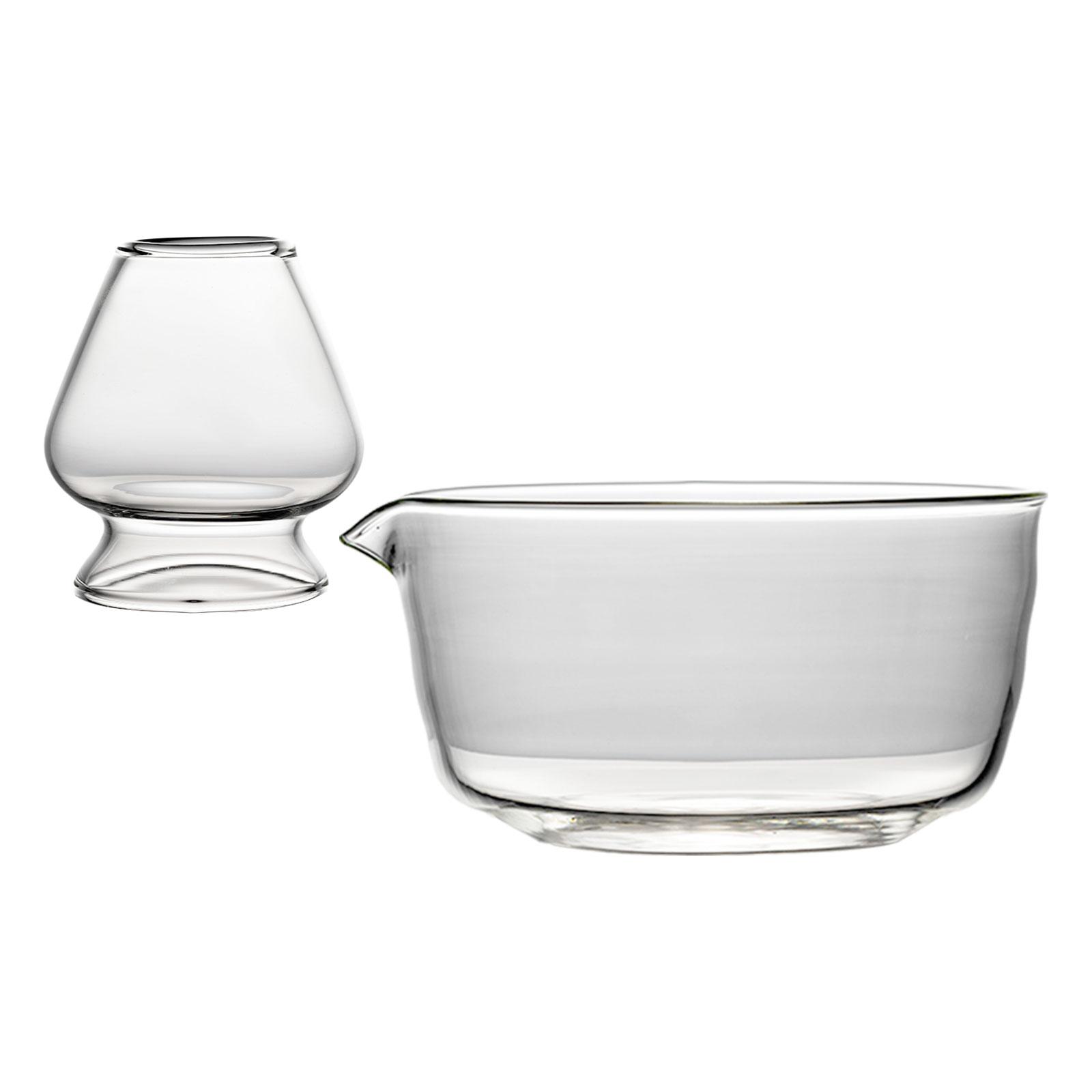 Magideal - Juego De Té Matcha De Vidrio Japonés, Soporte Para Batidor, Soporte Tradicional Chasen, Decoración Para Casa De Té, Soporte Matcha Chasen, Tazón De Té Estilo E