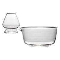 Magideal - Juego De Té Matcha De Vidrio Japonés, Soporte Para Batidor, Soporte Tradicional Chasen, Decoración Para Casa De Té, Soporte Matcha Chasen, Tazón De Té Estilo E