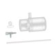 thumbnail image 1 of Adaptador De Enriquecimiento De Oxígeno Clear Acrílico Conector De Oxígeno Boquilla De Salida De Agua 25 Mm, 1 of 5