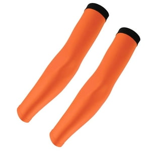 Genérico - Bicicleta Golf Senderismo Mangas De Brazo Funda Para Puños Protección Solar Uv Xl Naranja
