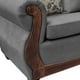 thumbnail image 2 of Sofá Con Resorte Estructural Grand Santi Chenille 3 Personas Gris X, 2 of 3