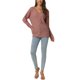thumbnail image 2 of INSPIRE CHIC Suéter Ligero Casual Suelto de Manga Larga con Cuello en V de Punto de Waffle para Mujer M Rojo Ladrillo, 2 of 6