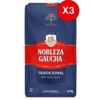 Nobleza Gaucha - Pack 3 Tradicional 500G C U