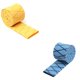 thumbnail image 2 of 2 Uds Tubo Termorretráctil Agarre Texturizado Ca?a De Pescar Manga De Raqueta Amarillo Azul, 2 of 3