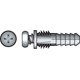thumbnail image 1 of Cabezal de plástico Ribbed Anchor Hillman de 0,164 x 3,2 cm, paquete de 6, 1 of 4