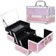 thumbnail image 1 of Organizador De Cosméticos Makeup Train Case Con Espejo Color Rosa, 1 of 7