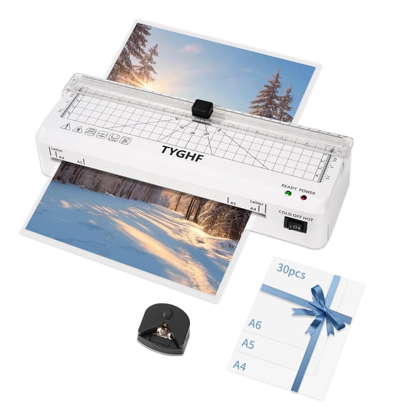 Laminadora TYGHF 4 en 1 A4/A5/A6 200 W 2 min de calentamiento