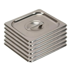 Prochef - Pack 6 Tapas Gastronomicas Para Gn 1/6 Acero Inox